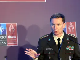 Latvia's armed forces commander General Kaspars Pudāns