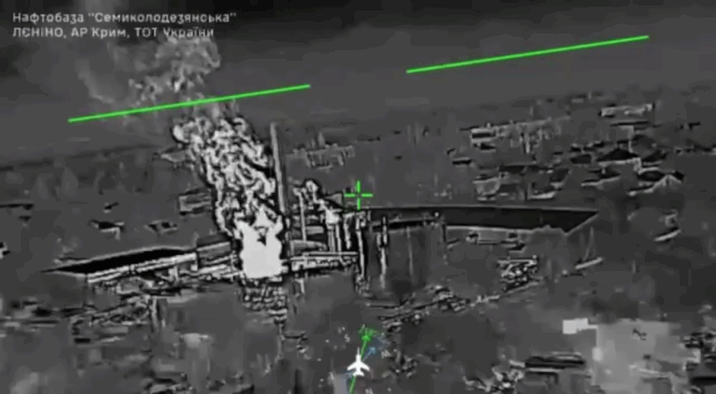 Ukrainian Special Forces target Crimea fuel system, hitting 