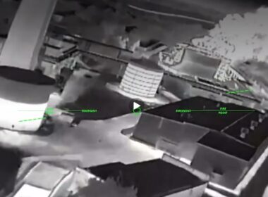 fiery night over occupied crimea ukraine's drone forces logged 60-target sweep · post fuel storage tanks kerch oil depot during ukrainian strike another tank already burning background 23 2026 thermal
