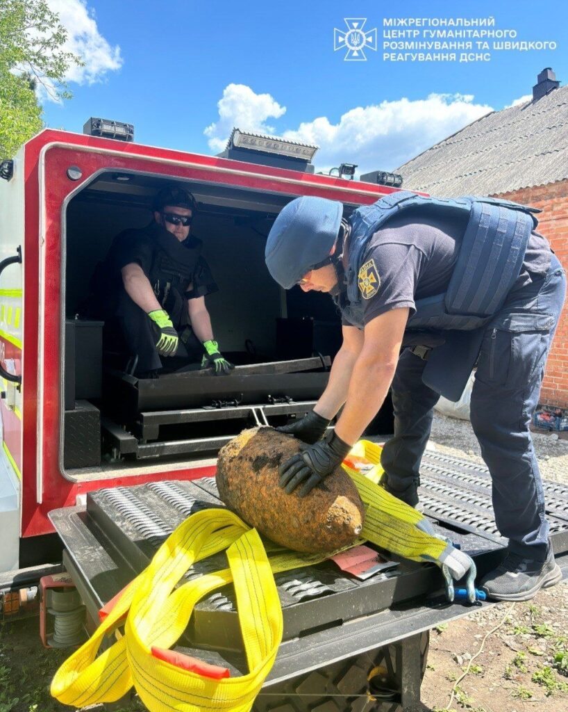 WWII aerial bomb destroyed after Kharkiv Oblast resident finds it during construction work