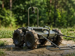 Ukraine's domestic NEO-1 sapper robot. Source: The Ukrainian Defense Ministry