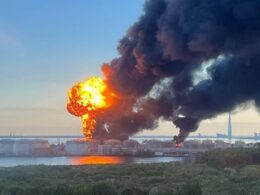 russian mod claims shot down nearly 40000 ukrainian long-range drones over russia crimea · post saint-petersburg oil terminal burns morning 3 2026 after drone attack piter goes boom ukraine news