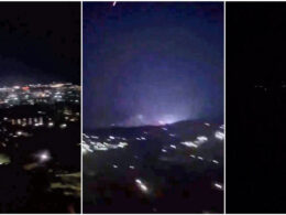 crimea's grid takes another night strikes yalta sevastopol lose power · post three-frame sequence strike energy infrastructure simferopol subsequent blackout occupied crimea overnight 25 2026 video exilenova+ power-facilitiy-goes-boom-crimea ukraine news
