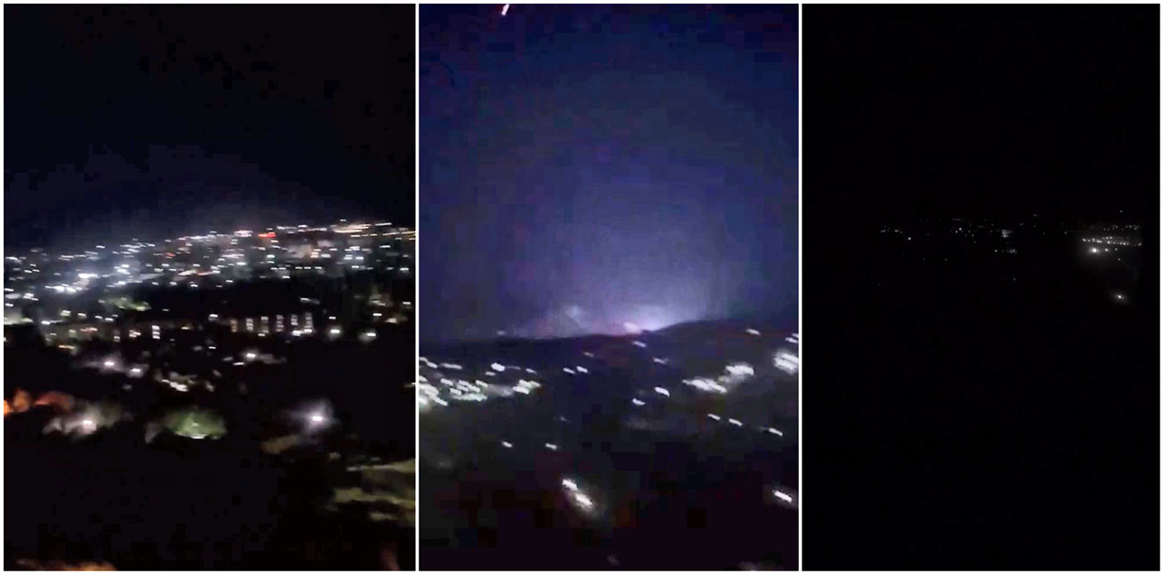 crimea's grid takes another night strikes yalta sevastopol lose power · post three-frame sequence strike energy infrastructure simferopol subsequent blackout occupied crimea overnight 25 2026 video exilenova+ power-facilitiy-goes-boom-crimea ukraine news