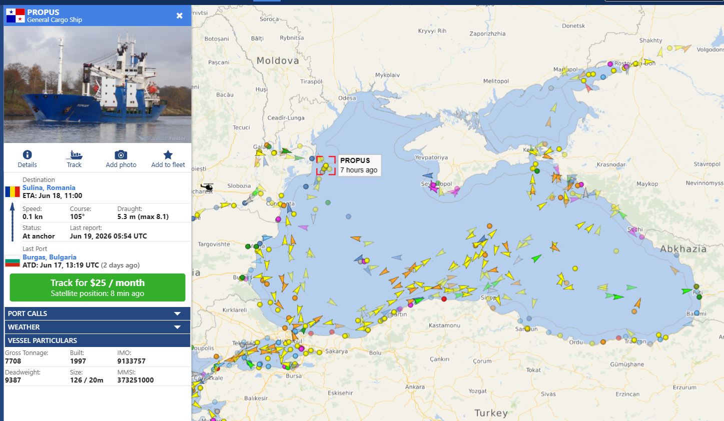 russian drones kill one sailor wound five attack two civilian ships black sea · post ship-tracking 19 2026 vessels ukraine's odesa ports stay hidden because switch off location trackers avoid