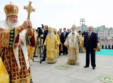 Russian President Vladimir Putin and Patriarch Kirill