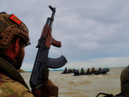 Ukrainian soldiers during the Sea Breeze 2026 exercises in Romania. Source: The 30th Marine Corps of the Ukrainian Navy