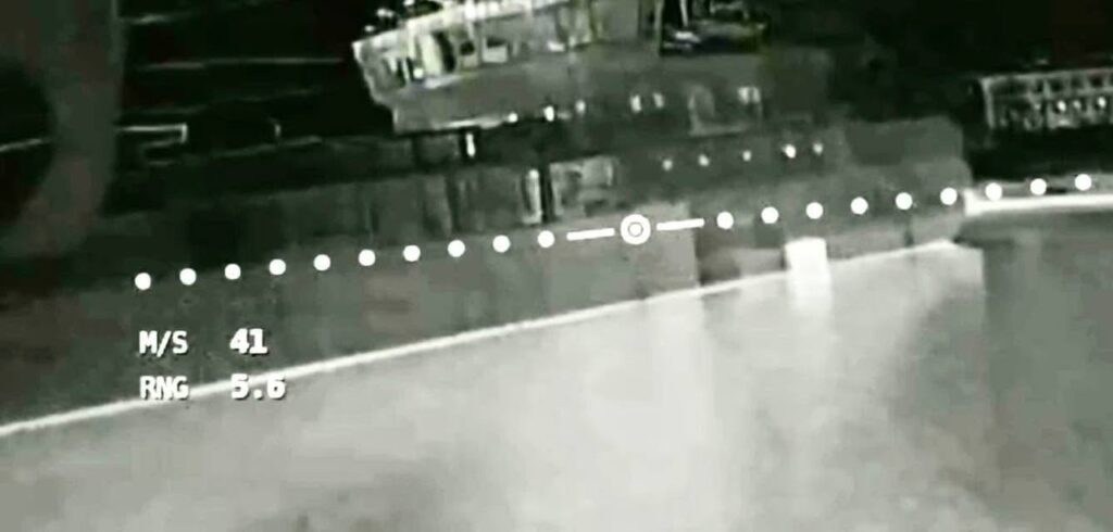 A Russian munitions cargo ship hit at the same Berdiansk berth two nights running