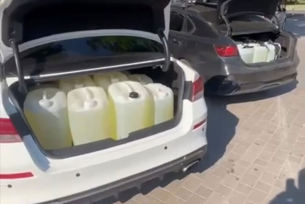 Russia starts hauling gasoline to the front in the