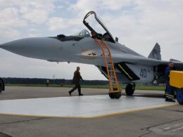 nine jets drone tech polish-ukrainian barter collapsed alive again polish minister says · post mig-29 fighter jet poland's air force винищувач міг-29 повітряних сил польщі фото wzl-2 ukraine poland have
