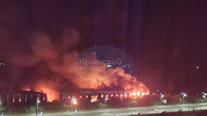 simferopol st petersburg—ukraine's drone commander sums up one night fire russia's online giant · post wildberries warehouse after ukrainian strike occupied crimea 24 2026 пожежа на складі у сімферополі липня