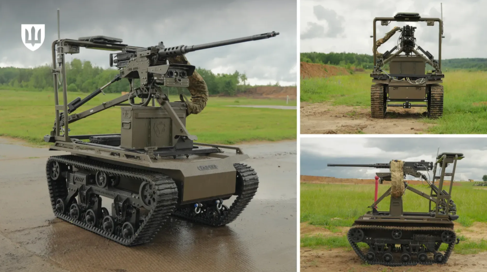 Ukraine codifies Tanchik Droid 12.7 ground robot for frontline combat. Source: Ukraine's Ministry of Defense