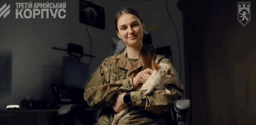 A Ukrainian female soldier with a call sign "Tsyhancha" went from FPV operator to piloting the Heavy Shot bomber. Image: The 125th Separate Heavy Mechanized Brigade