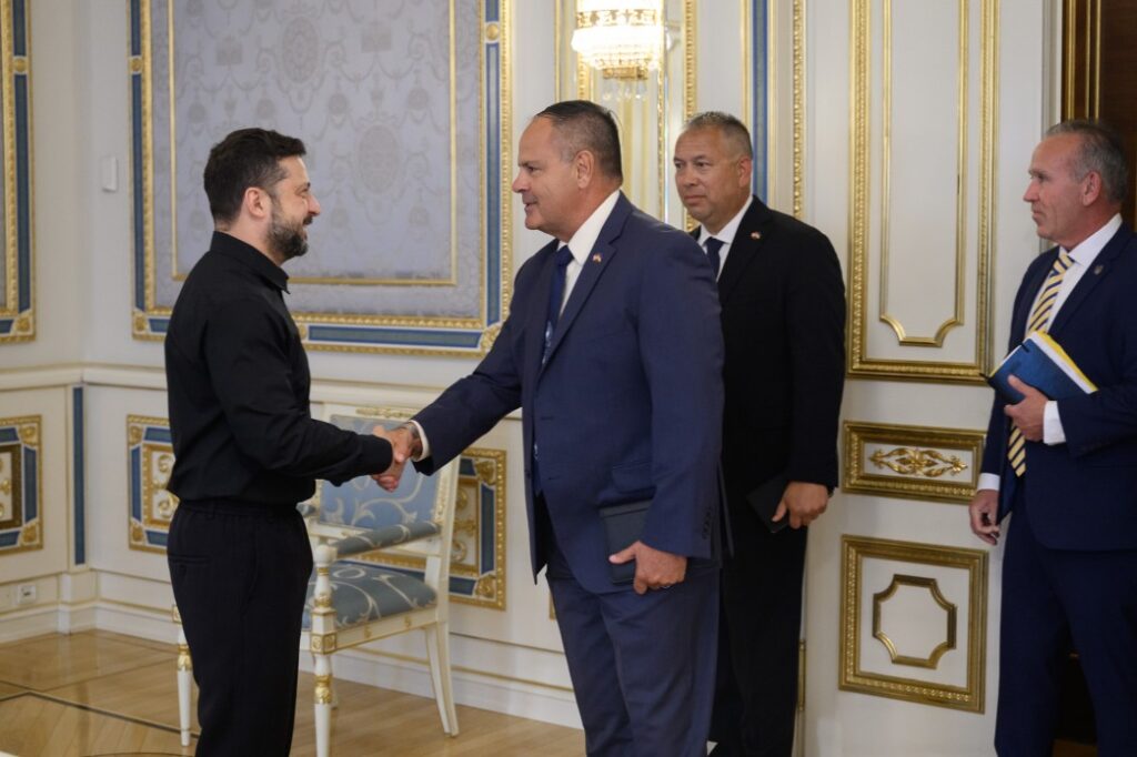 Zelenskyy meets team from Raytheon, US company that builds Patriots, and says Ukraine is now negotiating joint interceptor production