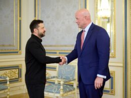 President of Ukraine Volodymyr Zelenskyy met with U.S. Ambassador to NATO Matthew Whitaker. Source: President's Office