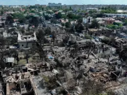 Vyshneve after the Russian attack. Source: Mykola Kalashnik