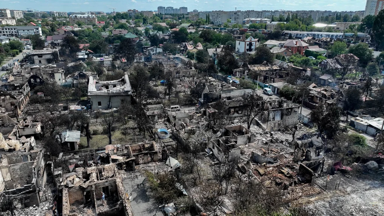 Vyshneve after the Russian attack. Source: Mykola Kalashnik