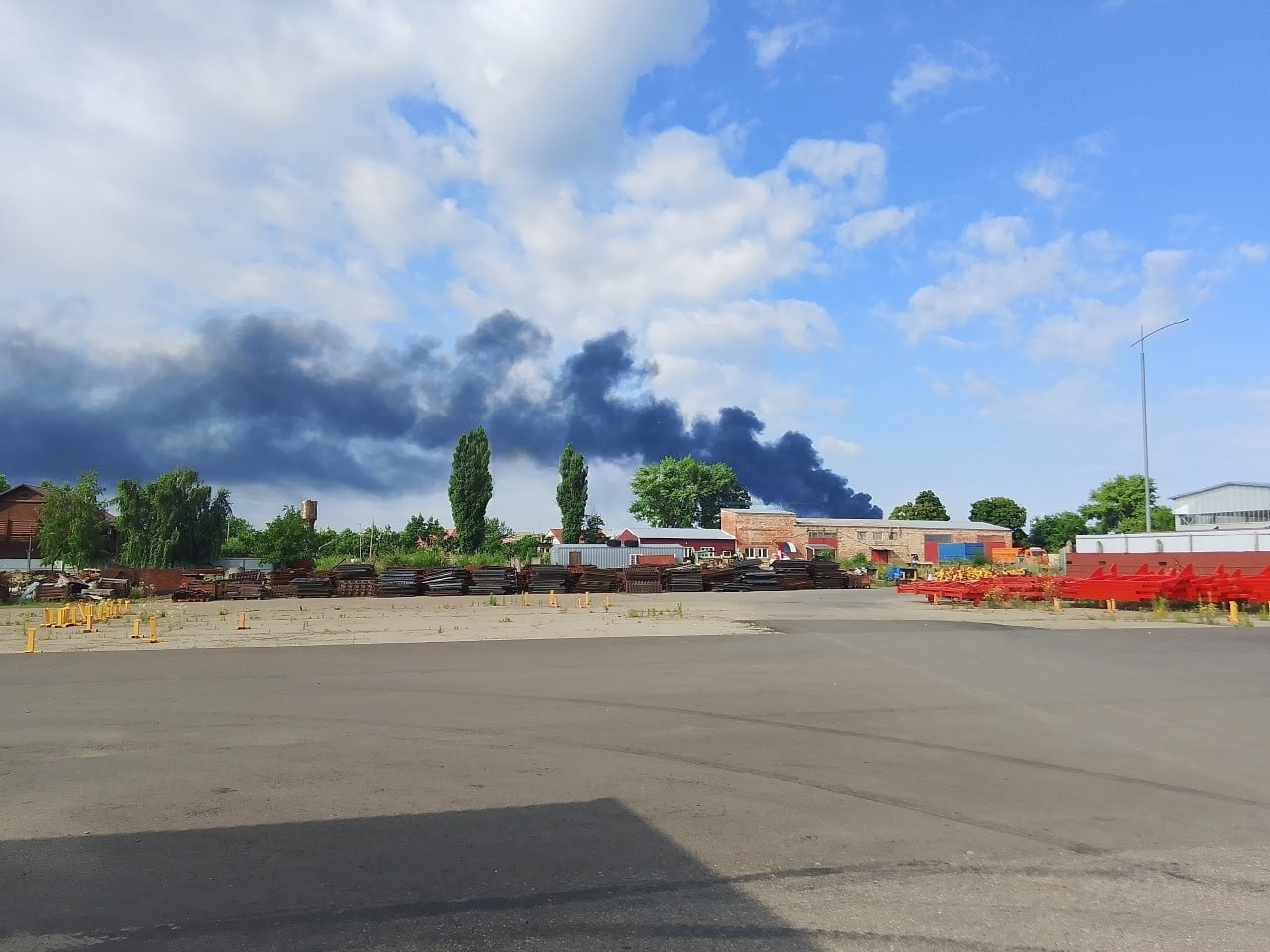 fires both ends russia's fuel chain lukoil depot stavropol krai ferry port facing kerch · post smoke oil fire drifts over industrial area near russia 13 2026 4a4773de-e3fe-4db0-a597-58f2dd5605cd ukraine news