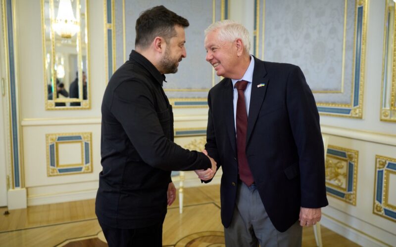 President of Ukraine Volodymyr Zelenskyy met with US Senator Lindsey Graham on 10 July, in Kyiv. Source: the Ukrainian President's Office