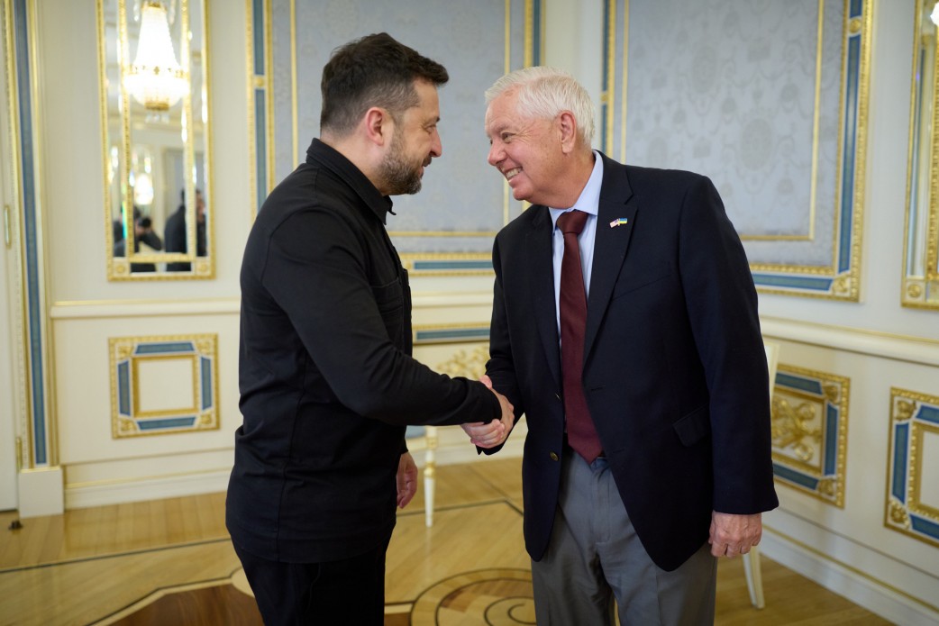 President of Ukraine Volodymyr Zelenskyy met with US Senator Lindsey Graham on 10 July, in Kyiv. Source: the Ukrainian President's Office