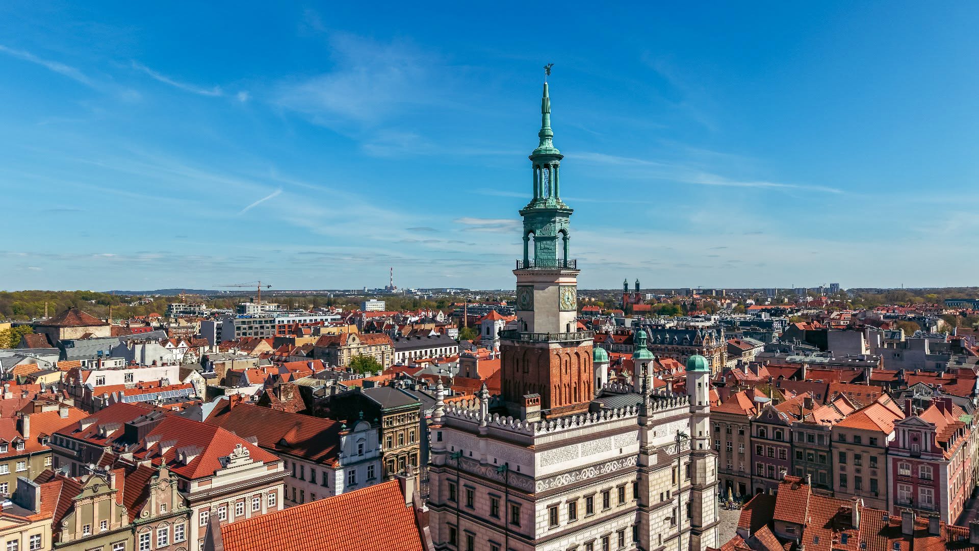 The image shows the Polish city of Poznan. Source: The Poznan City Council