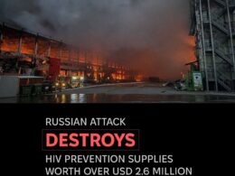 A Russian missile destroyed a contractor warehouse of the Alliance for Public Health in Kyiv Oblast, where medical goods and HIV-prevention supplies were stored. Source: The Alliance for Public Health