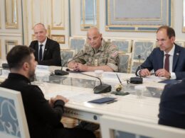 Representatives of Denmark during a meeting with the President of Ukraine on 30 June 2026. Photo