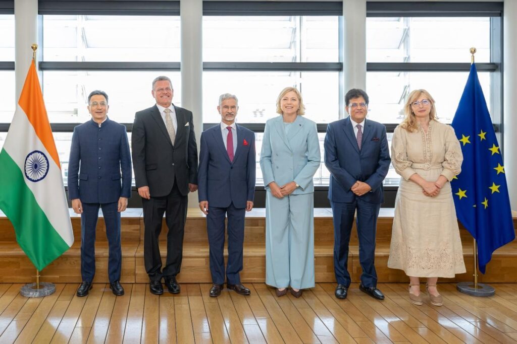 eu and indian officials meet in brussels on 15 july 2026 to deepen cooperation on trade, tech and supply chains