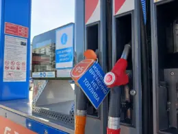 a dry pump at a russian gas station, july 2026