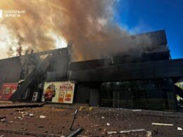 russian drone kills 9-year-old girl chernihiv supermarket bombs zaporizhzhia · post atb burns after strike 26 2026 hokt4krxyaexvd3 ukraine news ukrainian reports