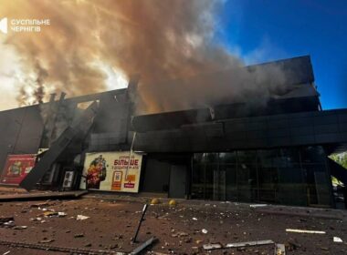russian drone kills 9-year-old girl chernihiv supermarket bombs zaporizhzhia · post atb burns after strike 26 2026 hokt4krxyaexvd3 ukraine news ukrainian reports