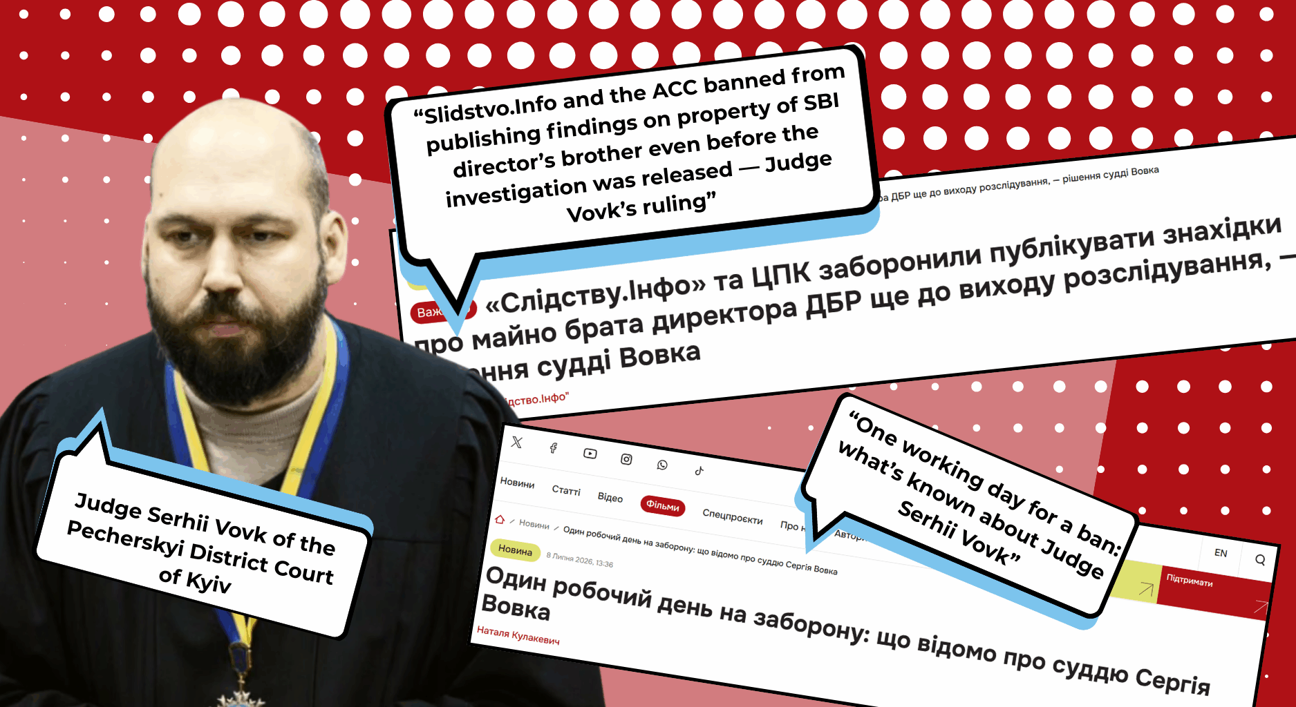 judge serhii vovk and the slidstvo.info headlines