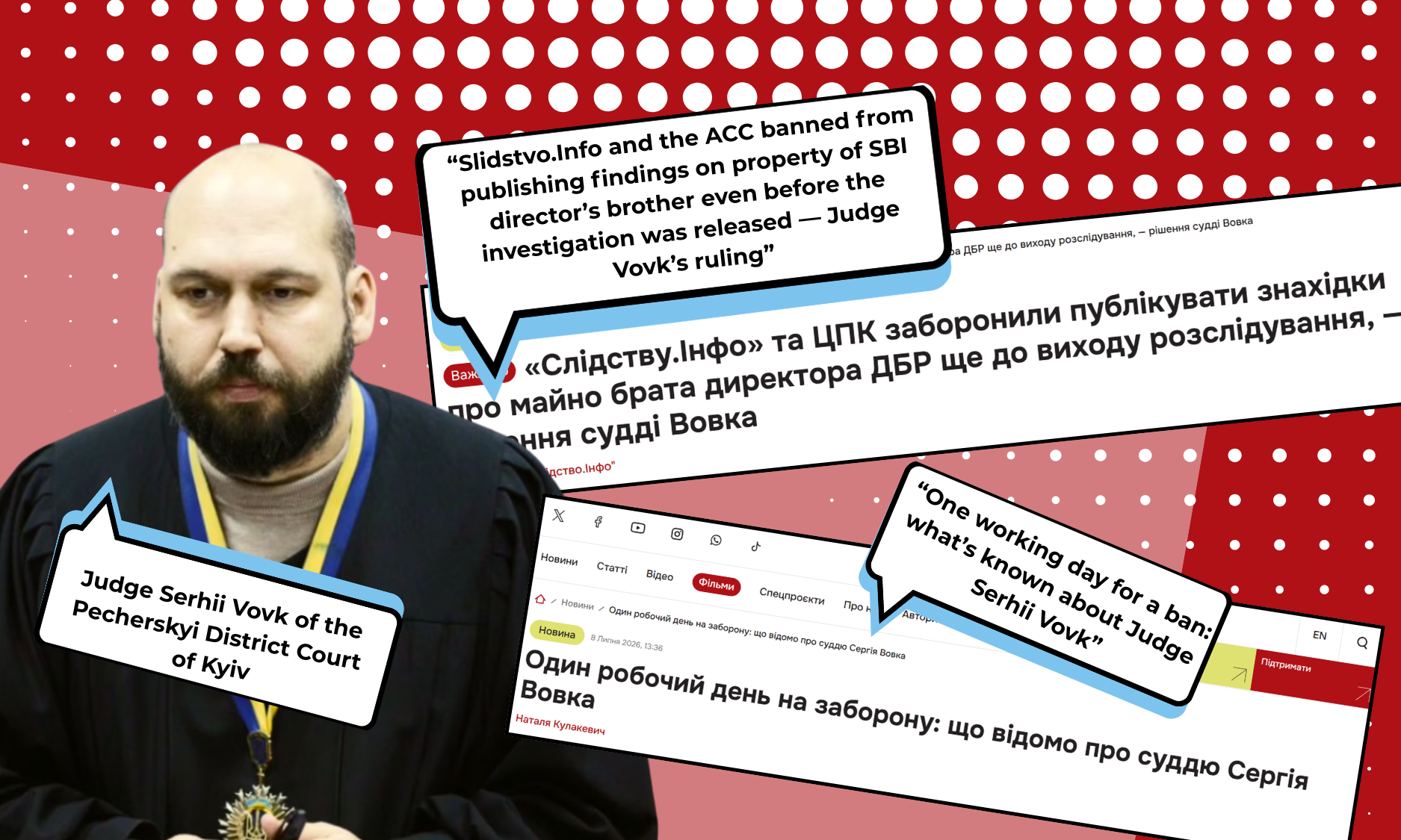 judge serhii vovk and the slidstvo.info headlines