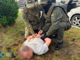 Man suspected of collaborating with Russia's FSB detained in Ukraine's Kharkiv Oblast. Photo: SBU
