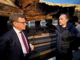 johann wadephul and oleksandr pertsovskyi