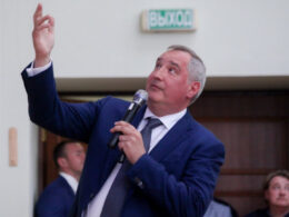russia's ex-space chief calls systematic zeroing out starlink satellite constellation · post russian senator former roscosmos head dmitry rogozin moscow times alco ukraine news ukrainian reports