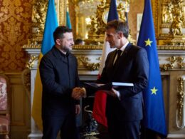 Ukrainian President Volodymyr Zelenskyy during a meeting with French President Emmanuel Macron on 13 July 2026. Source: President's Office