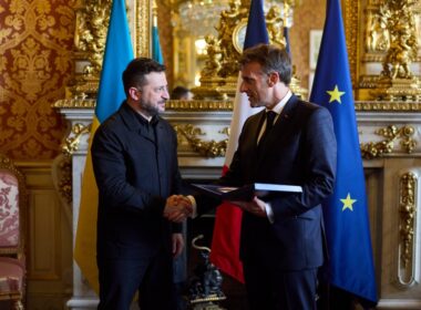 Ukrainian President Volodymyr Zelenskyy during a meeting with French President Emmanuel Macron on 13 July 2026. Source: President's Office