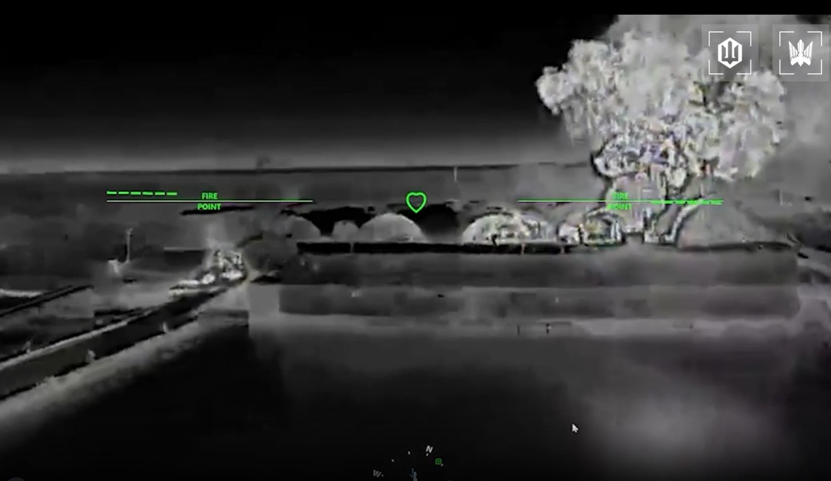 russia builds sea drones hunt ukraine—ukraine just torched base where sit occupied crimea · post thermal drone footage strike russian naval uncrewed-boat snizhne near yevpatoriia large blast 2026 video robert