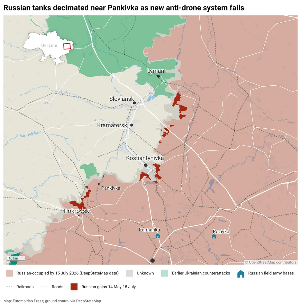 Pankivka on a map. Image: Euromaidan Press
