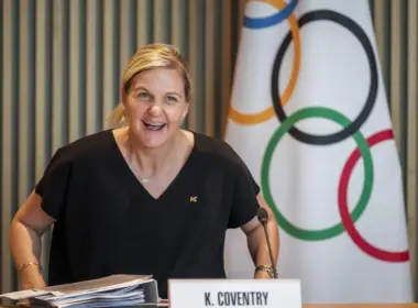 eu officials call strip ioc funding after reinstates russia's olympic committee · post president kirsty coventry former zimbabwean swimmer 2025 download ukraine news ukrainian reports