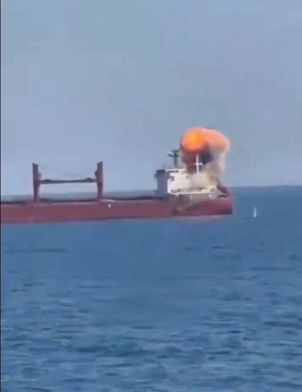 ukraine just hit its 159th russian ship 12 days—and campaign has end date · post drone strikes one russia's shadow-fleet bulk carriers black sea recorded another 17 2026 video exilenova+