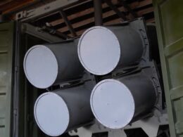 Harpoon anti-ship missile launcher. Source: Defense Express