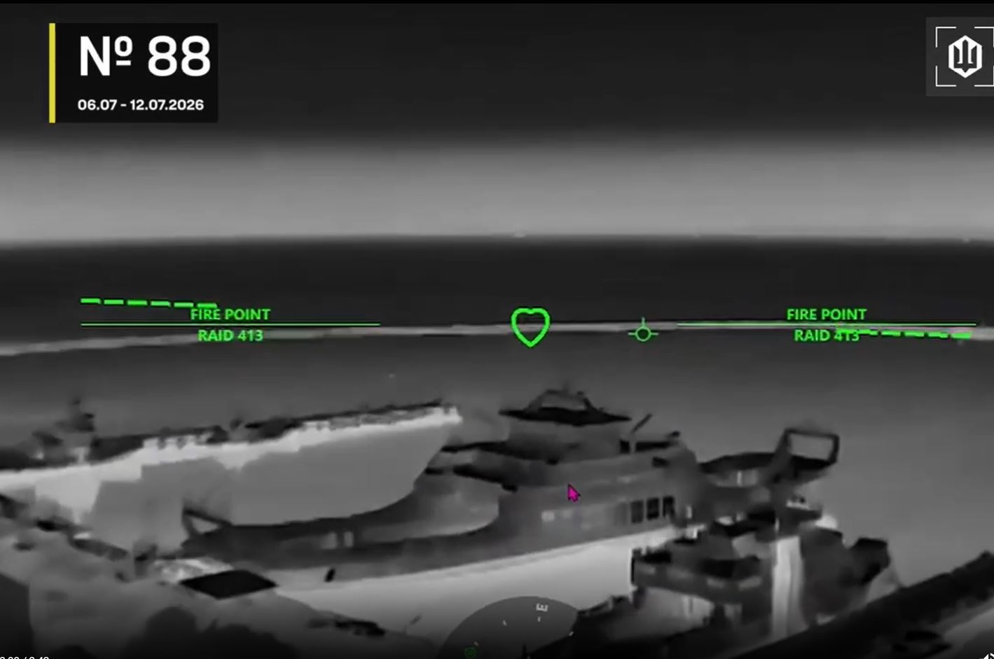 one russian ship every 112 minutes over six days ukraine hits 14 more vessels total tally nears 100 · post ukrainian drone approaches ferry mariya port occupied kerch crimea 6–12