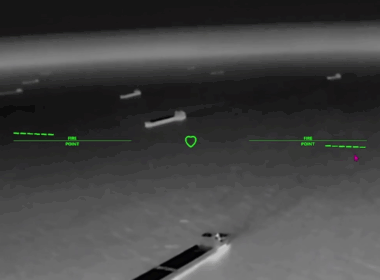 Russian tankers in the Azov Sea seen by a Ukrainian drone before a series of strikes on 7 July 2026. Screenshot from video: Robert Brovdi