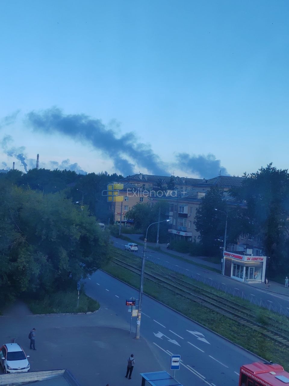 drones hit volgograd kept flying 1100 km tatarstan · post smoke rises over kazan russia's after ukrainian drone attack 31 2026 fire exilenova+ ukraine news reports