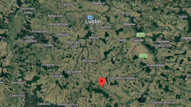 warsaw confirms russian kh-101 cruise missile overshot ukraine hit field poland · post area lublin voivodeship near where came down 30 2026 - syreny wyły na lubelszczyźnie strażacy miejscu gdzie