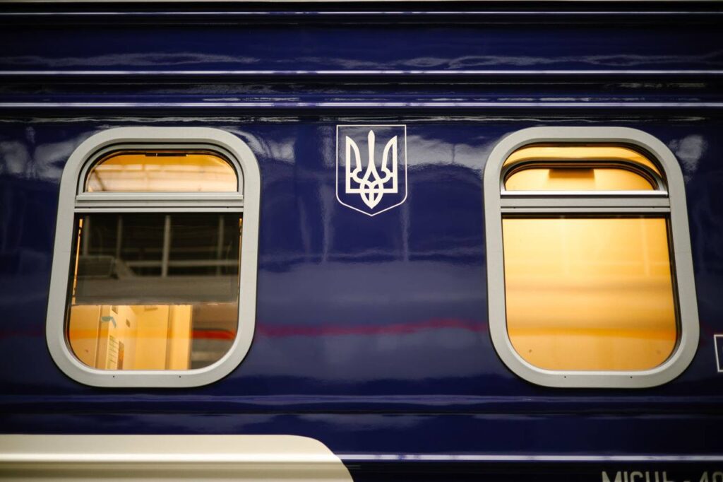 one of the kryukiv-build passenger cars of ukrzaliznytsia