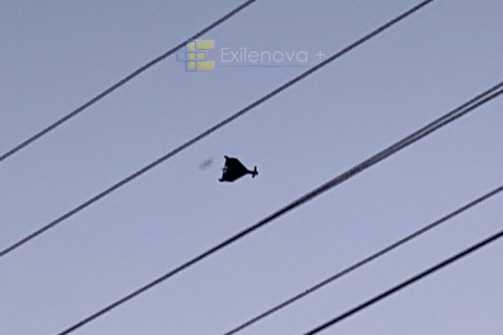 An unidentified Ukrainian drone, visually resembling the Iranian-designed Shahed kamikaze drone, used to attack Russia's Engels-2 airbase on 16 July 2026. Photo: Exilenova+