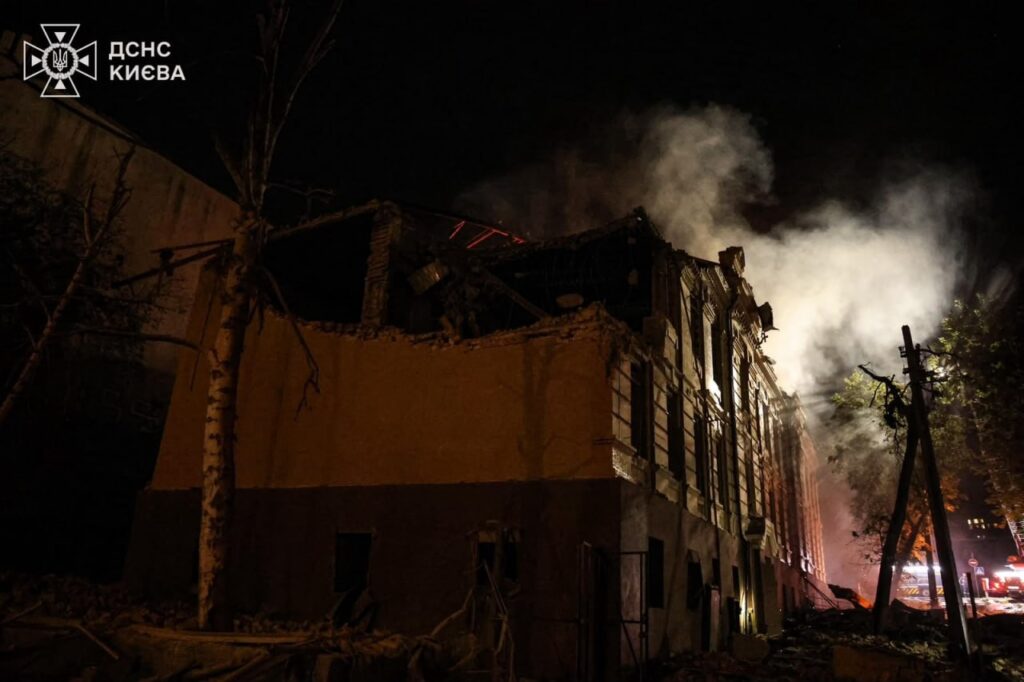 Aftermath of a massive Russian ballistic missile attack on Kyiv, 19 July 2026. Photo: Ukraine's State Emergency Service
